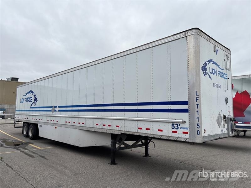 Vanguard 53 ft T/A Van Trailer Прицепы-фургоны