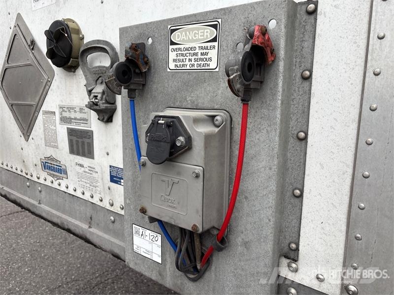 Vanguard 53 ft x 102 in T/A Van Trailer Dengtos priekabos