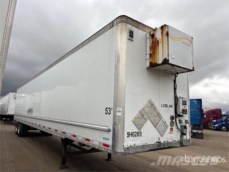 Vanguard 53 ft x 102 in T/A Heated Van Trailer Fast kasse
