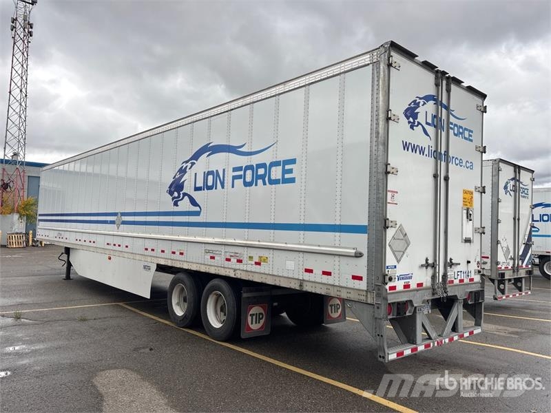 Vanguard 53 ft x 102 in T/A Van Trailer Dengtos priekabos