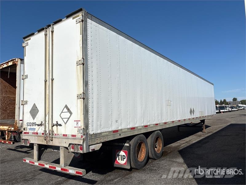Vanguard 53 ft x 102 in T/A Van Trailer Cajas de remolque