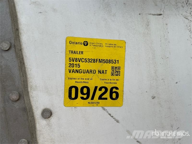 Vanguard 53 ft x 102 in T/A Van Trailer Dengtos priekabos