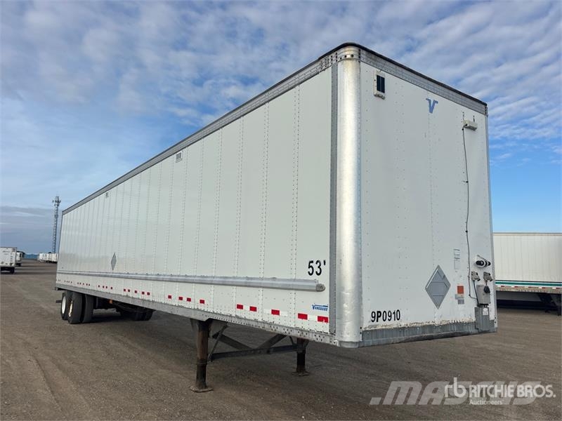 Vanguard 53 ft x 102 in T/A Van Trailer Fast kasse