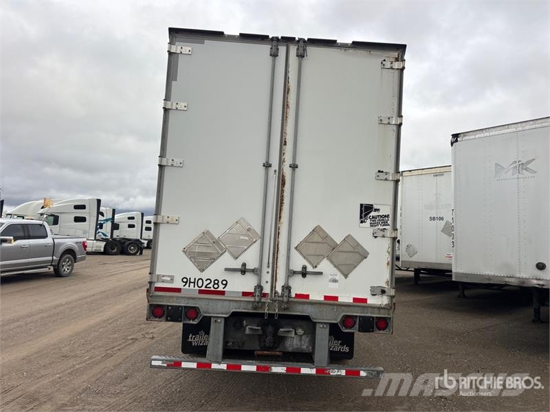 Vanguard 53 ft x 102 in T/A Heated Van Trailer Fast kasse