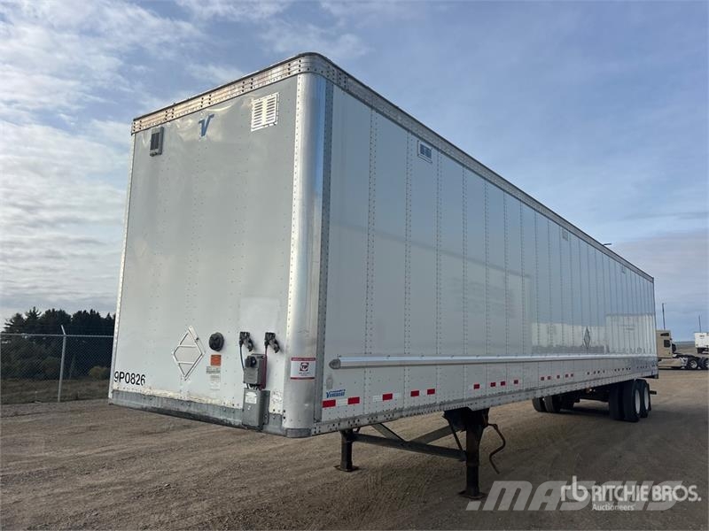 Vanguard 53 ft x 102 in T/A Van Trailer Fast kasse
