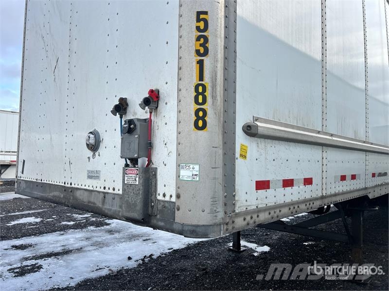 Vanguard 53 ft x 102 in T/A Van Trailer Dengtos priekabos