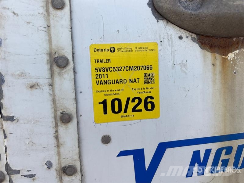 Vanguard 53 ft x 102 in T/A Van Trailer مقطورات ذات هيكل صندوقي