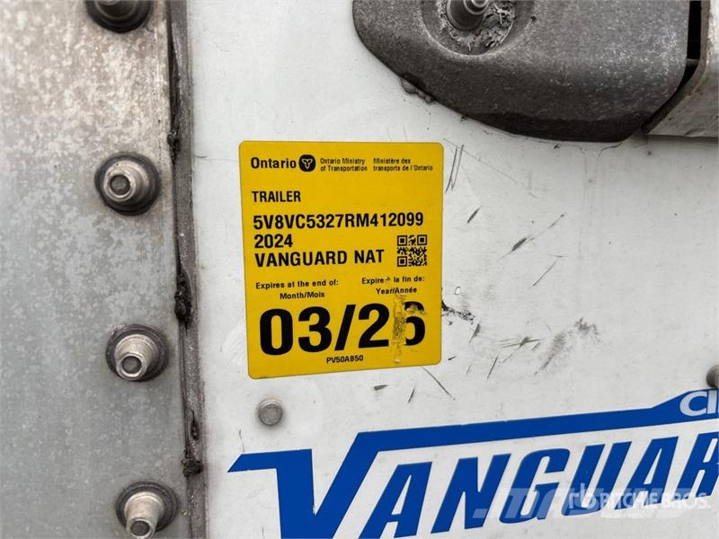 Vanguard 53 ft x 102 in T/A Van Trailer Dengtos priekabos