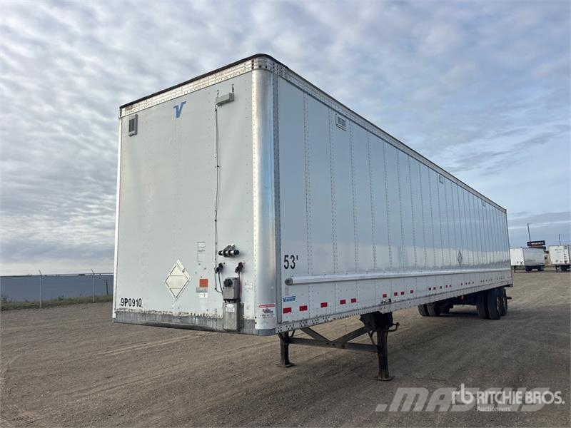 Vanguard 53 ft x 102 in T/A Van Trailer Fast kasse