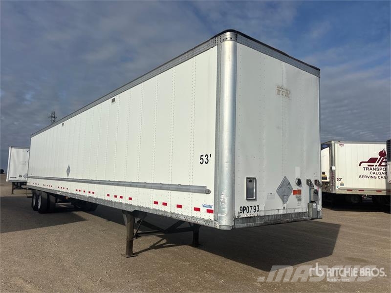 Vanguard 53 ft x 102 in T/A Van Trailer Fast kasse