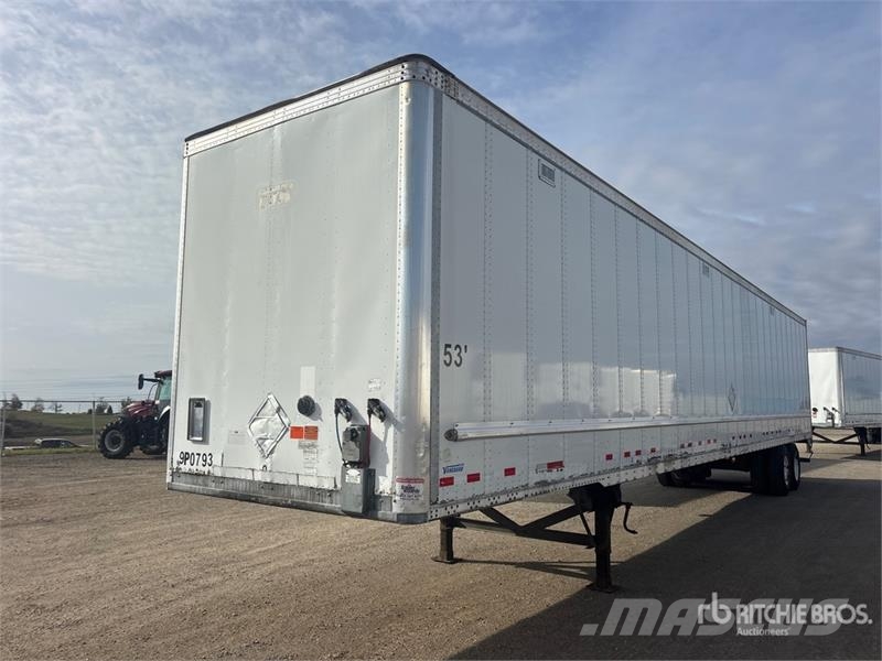 Vanguard 53 ft x 102 in T/A Van Trailer Fast kasse