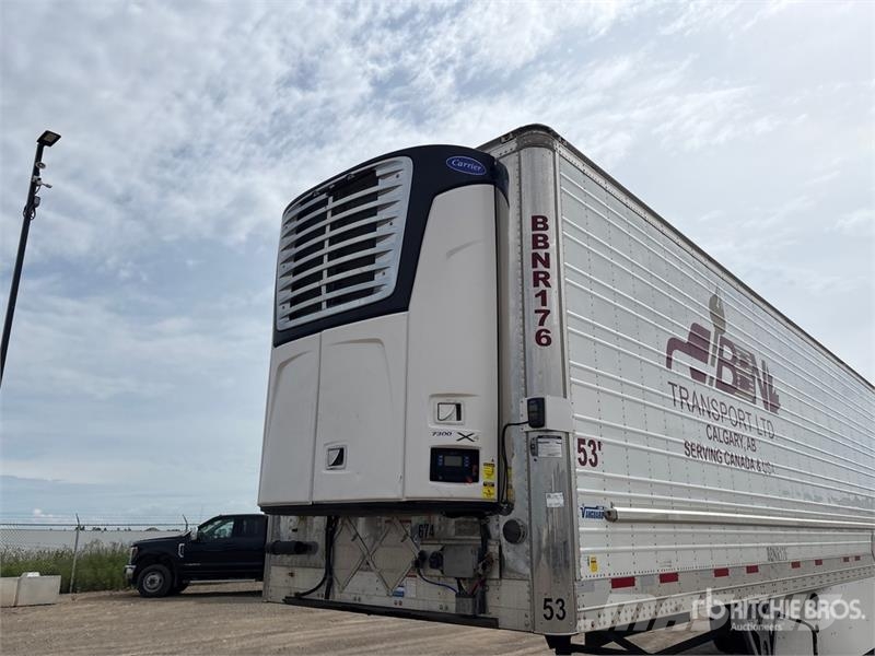 Vanguard 53 ft x 102 in Tri/A Refrigerated Trailer Chladiarenské návesy