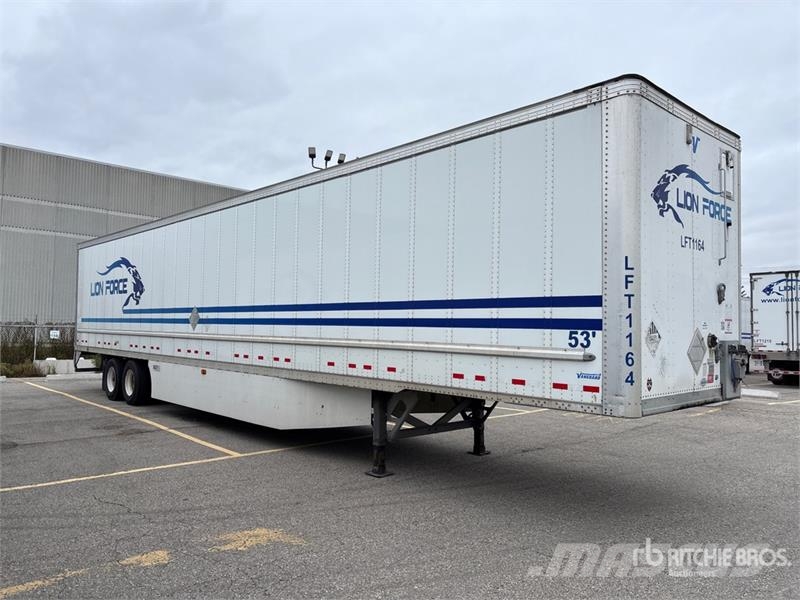 Vanguard 53 ft x 102 in Van Trailer Skříňové přívěsy