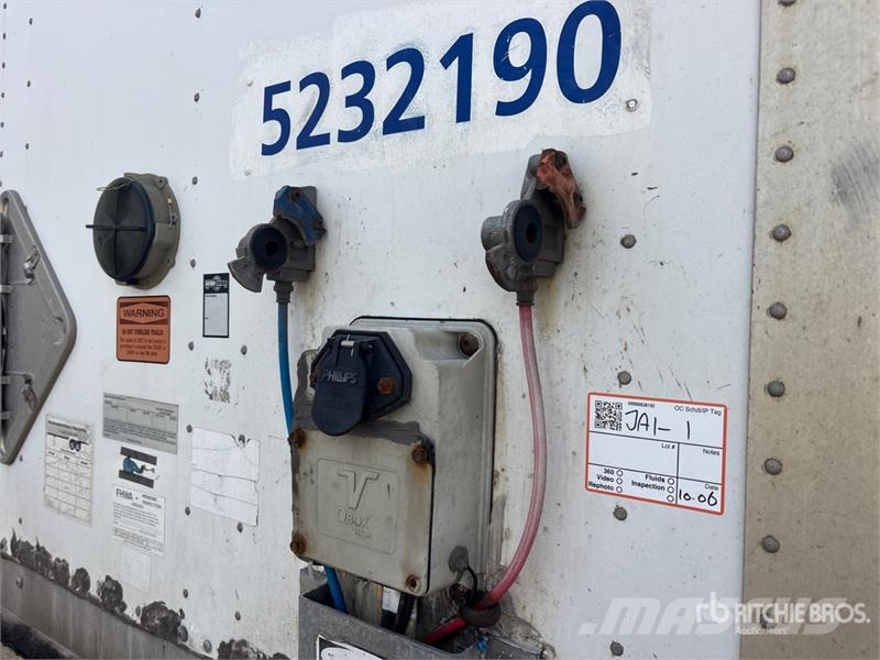 Vanguard 53 ft x 102 in T/A Van Trailer مقطورات ذات هيكل صندوقي