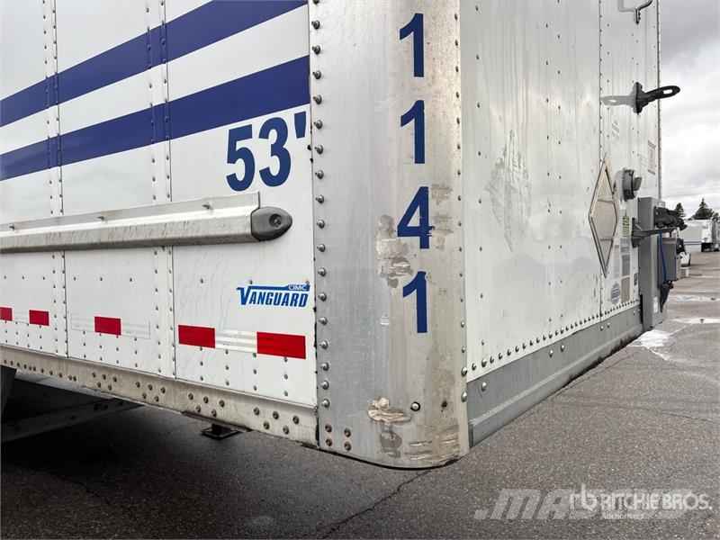 Vanguard 53 ft x 102 in T/A Van Trailer Dengtos priekabos