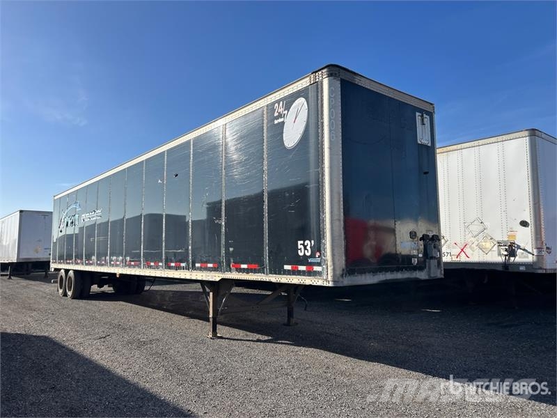 Vanguard 53 ft x 102 in T/A Van Trailer Sanduk prikolice