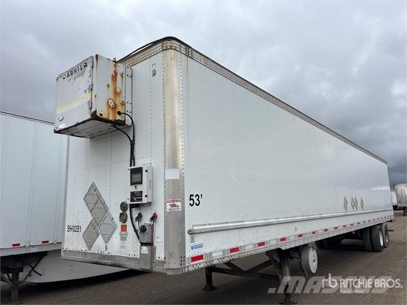 Vanguard 53 ft x 102 in T/A Heated Van Trailer Rimorchi cassonati