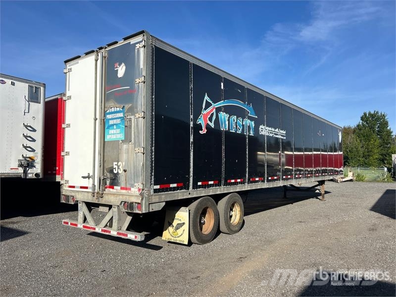 Vanguard 53 ft x 102 in T/A Van Trailer Sanduk prikolice