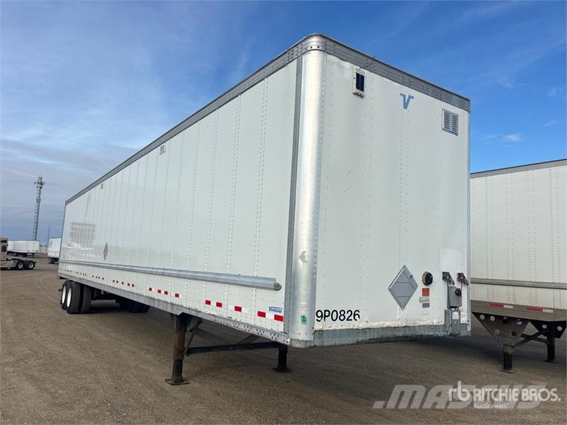 Vanguard 53 ft x 102 in T/A Van Trailer Fast kasse