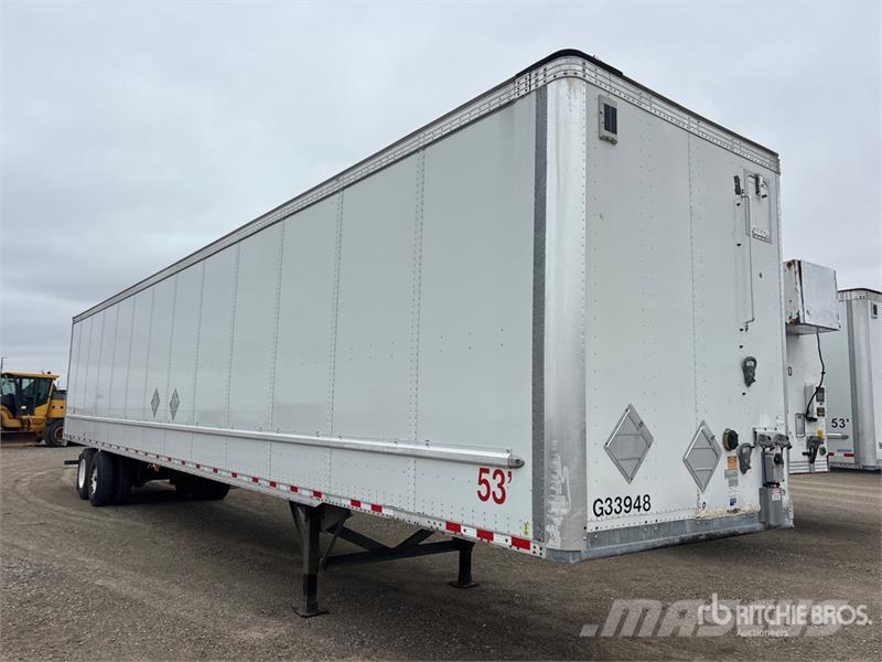 Vanguard 53 ft x 102 in T/A Van Trailer Причепи-фургони
