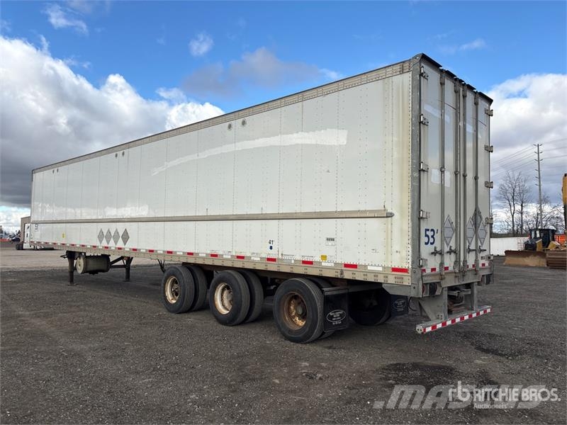 Vanguard 53 ft x 102 in Tri/A Van Trailer Gesloten opbouw trailers