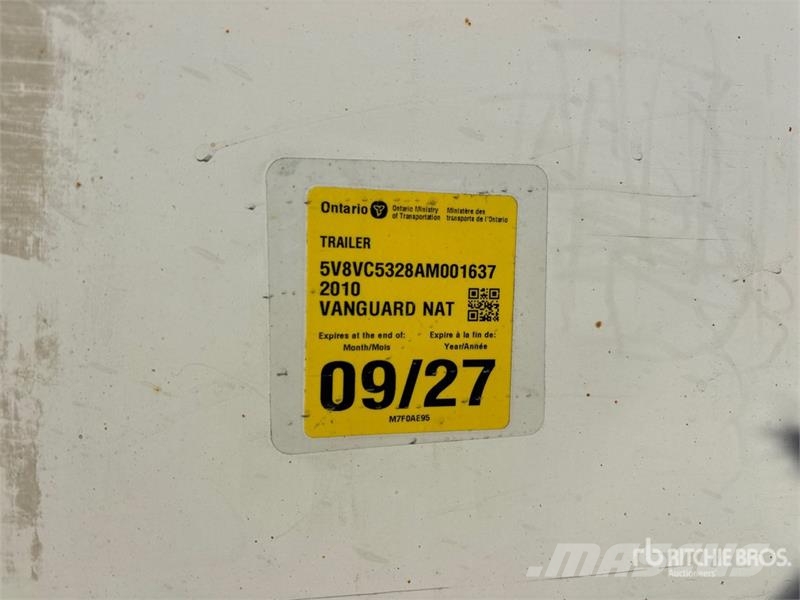 Vanguard 53 ft x 102 in T/A Van Trailer مقطورات ذات هيكل صندوقي
