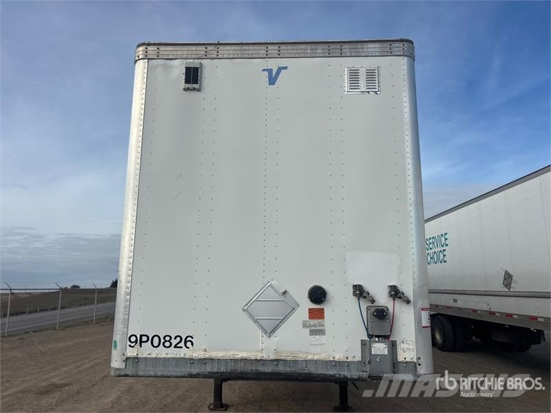 Vanguard 53 ft x 102 in T/A Van Trailer Fast kasse