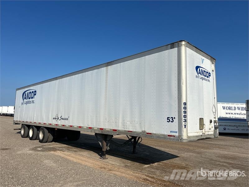 Vanguard CVI 53 ft x 102 in Tri/A Van Trailer Anhänger-Kastenaufbau