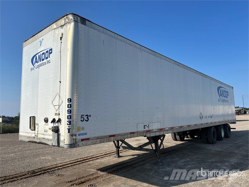 Vanguard CVI 53 ft x 102 in Tri/A Van Trailer Anhänger-Kastenaufbau