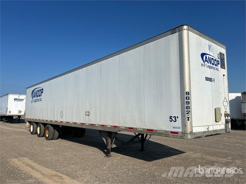 Vanguard CVIP4000 53 ft x 102 in Tri/A Van Trailer Gesloten opbouw trailers