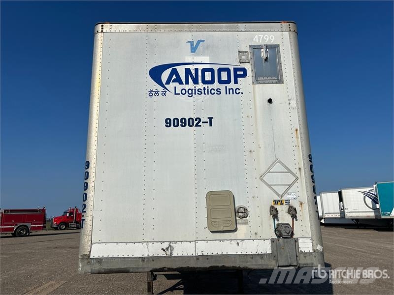 Vanguard CVIP4000 53 ft x 102 in Tri/A Van Trailer Gesloten opbouw trailers