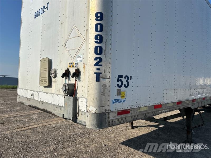 Vanguard CVIP4000 53 ft x 102 in Tri/A Van Trailer Gesloten opbouw trailers