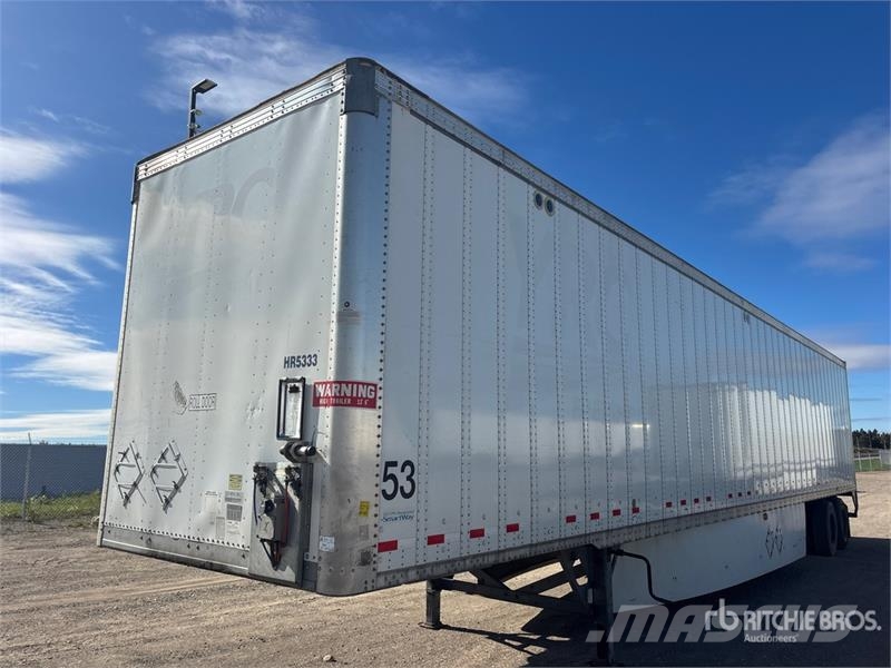 Vanguard National 53 ft x 102 in T/A Van Trailer ボックスボディートレーラー