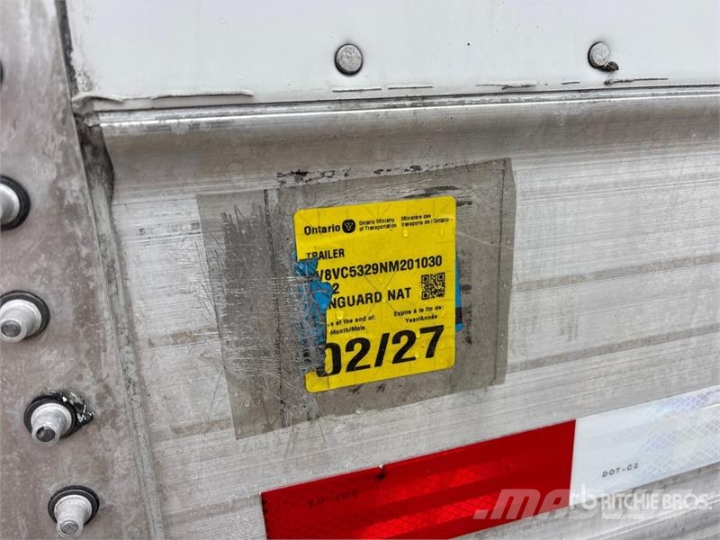Vanguard National 53 ft x 102 in T/A Van Trailer Прицепы-фургоны