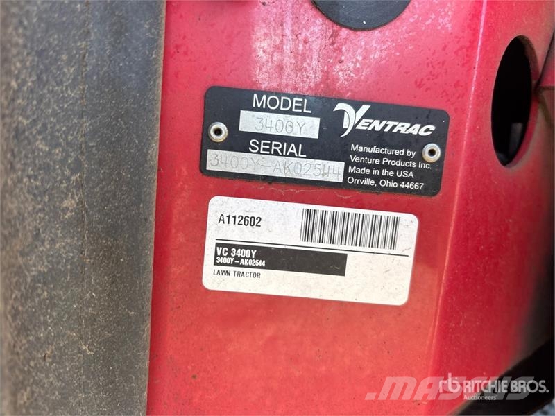 Ventrac 3400Y Sidewalk Plow Andre komponenter