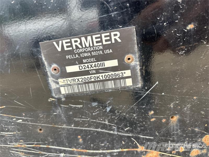Vermeer D24X40III Directional Drill Equipamentos de perfuração direcional horizontal