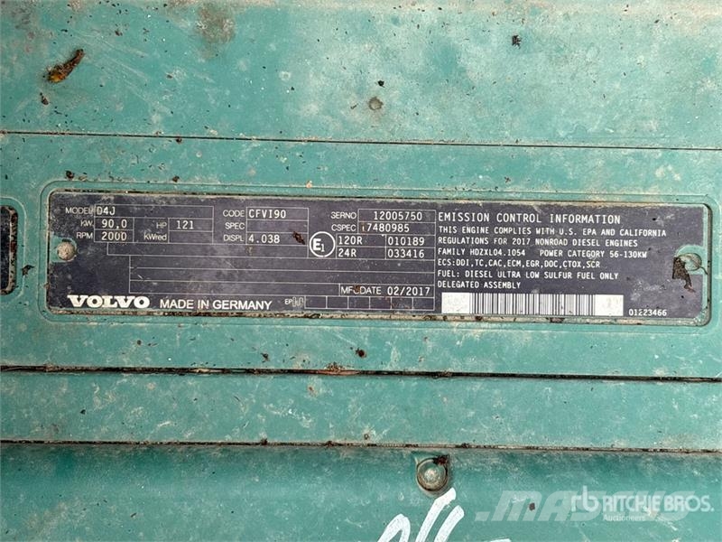 Volvo EC140EL 대형 굴삭기 29톤 이상