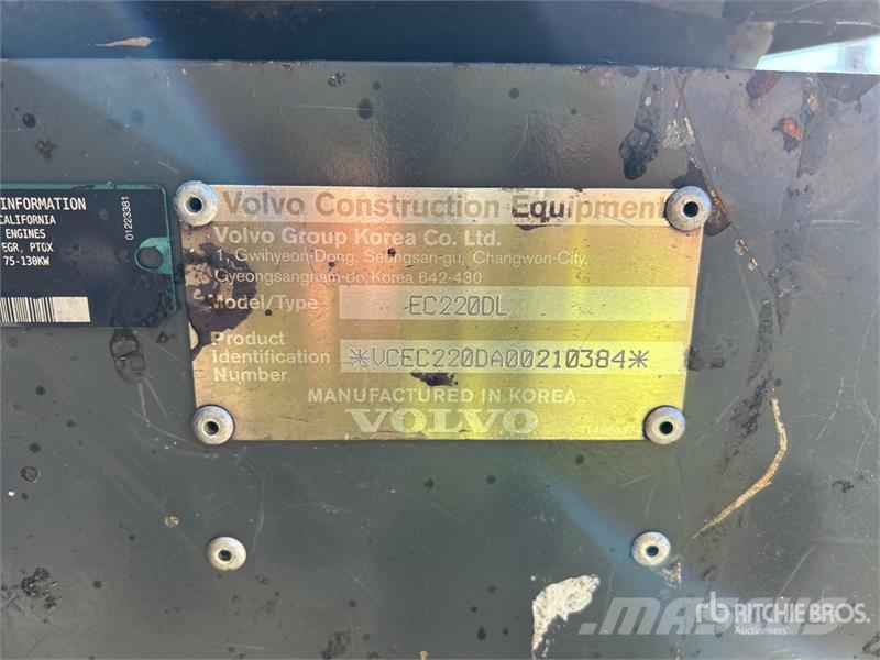 Volvo EC220DL Tracked Excavator Bageri gusjeničari