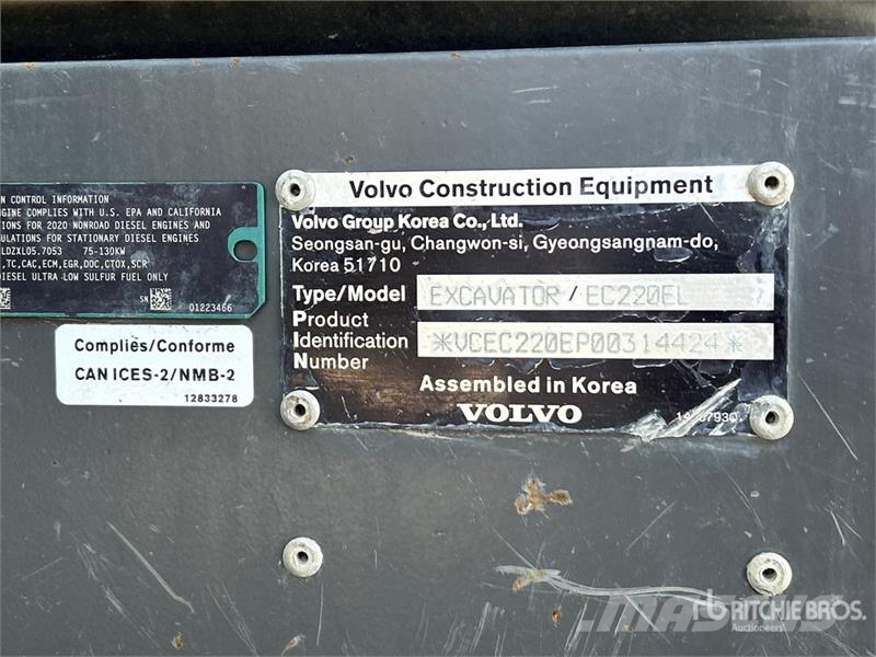 Volvo EC220EL Tracked Excavator Raupenbagger