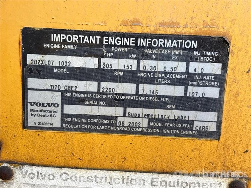 Volvo G720B معدات تمهيد الطرق
