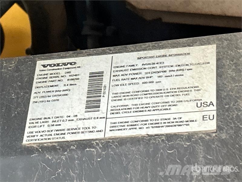 Volvo G976 AWD Motor Grader Γκρέιντερς