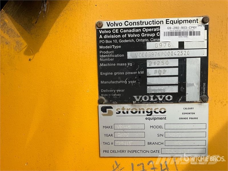 Volvo G976 AWD Motor Grader Γκρέιντερς