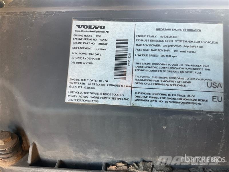 Volvo G976 AWD Motor Grader Γκρέιντερς