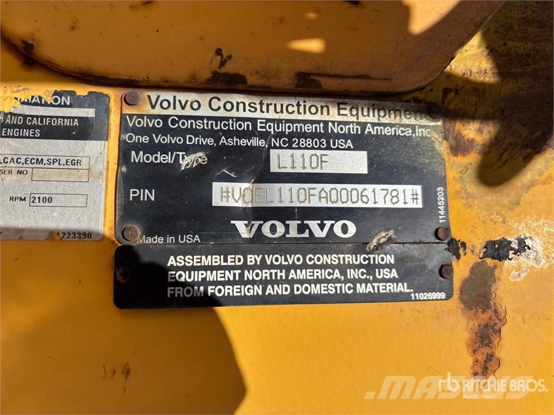 Volvo L110F Wheel Loader Wheel loaders