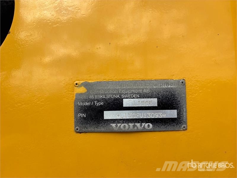 Volvo L150F Wheel Loader Kolesni nakladalci