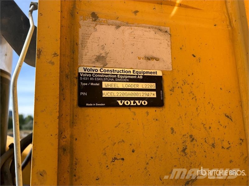 Volvo L220G Wheel Loader Cargadoras sobre ruedas