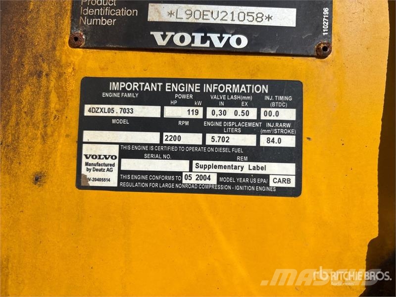Volvo L90E Фронтальные погрузчики