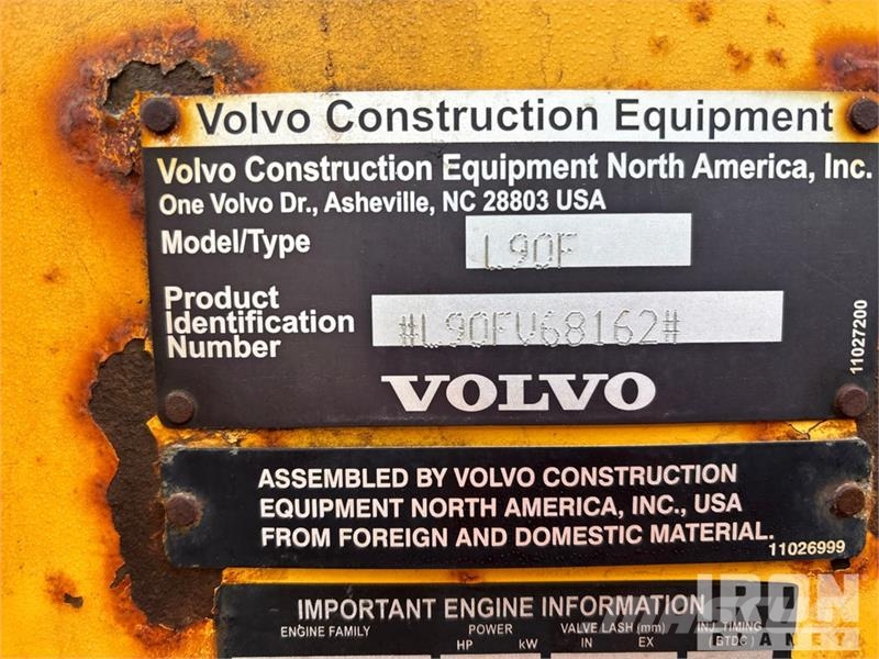 Volvo L90F Wheel Loader Radlader