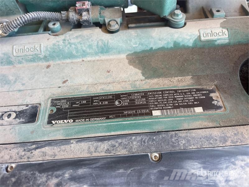 Volvo SD115B Smooth Drum Compactor Valjci sa jednim bubnjem
