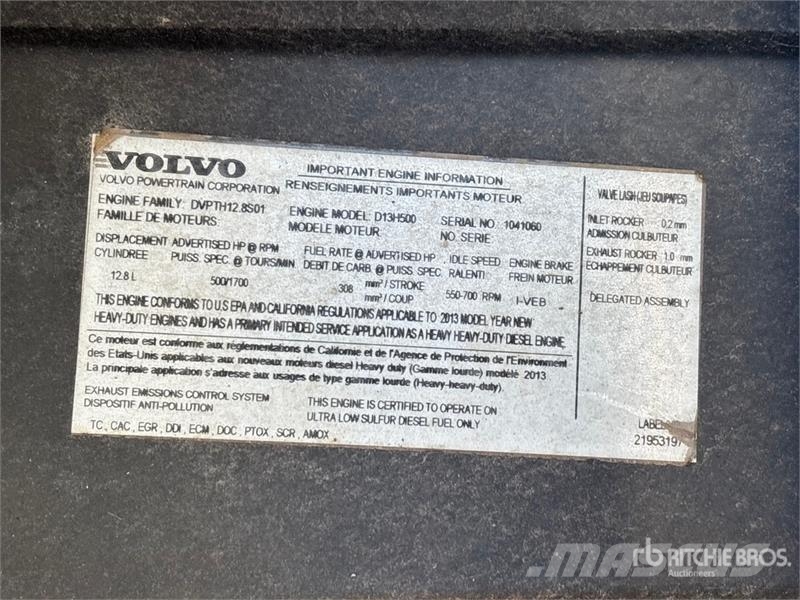 Volvo VHD64B 6x4 Snow Plow Truck Municipal / general purpose vehicles